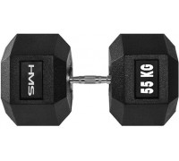 HMS Hex Pro rubberized 1 x 55 kg