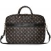Bag Guess 4G Peony Front Pocket Zipper Triangle Logo 16" black