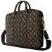 Bag Guess 4G Peony Front Pocket Zipper Triangle Logo 16" black