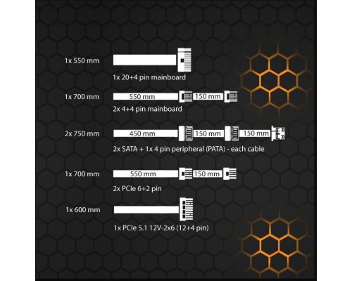 LC-Power 650W Integrator Pro ATX V3.1 (80+Bronze)