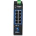 TRENDnet 9-Port Industrial 2.5G DIN-Rail Switch with 10G SFP