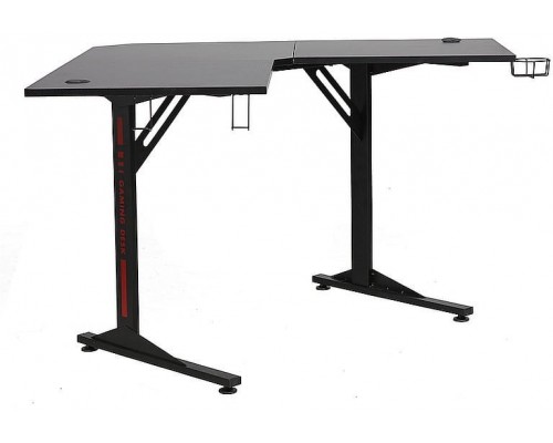 Gaming galds narożne gamingowe B-219 czarny