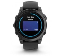 Garmin Fenix E stainless Steel slate grey