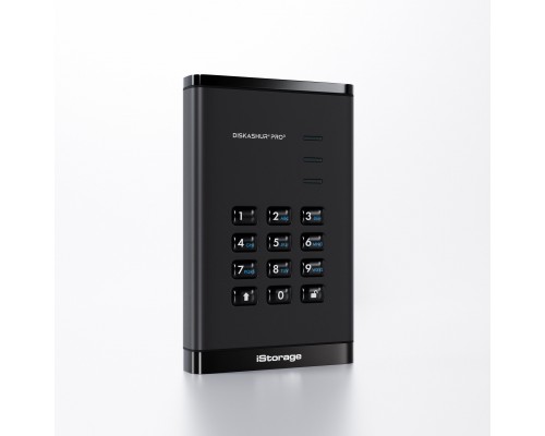 iStorage diskAshur PRO3 HDD zewnętrzny dysk twarde 5 TB USB Type-C 3.2 Gen 1 (3.1 Gen 1) Black