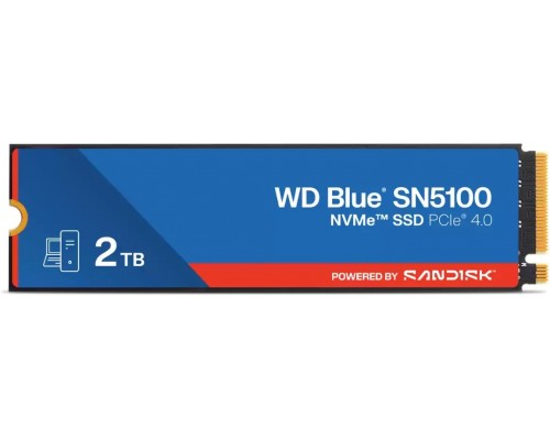 SSD SanDisk SN5100 2TB M.2 2280 PCI-E x4 Gen4 NVMe (WDS200T5B0E-00CPE0)