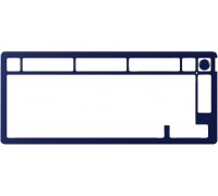 HyperX Alloy Rise 75 Top Plate Navy Blue