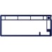 HyperX Alloy Rise 75 Top Plate Navy Blue