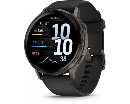 Garmin Venu 4 Smartwatch 45mm schwarz/schiefergrau