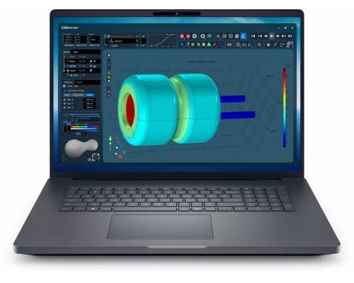 Laptop Dell Pro Max 18 Plus MB18250 Intel Core Ultra 7 265HX Mobilna stacja robocza 45,7 cm (18") Quad HD+ 32 GB DDR5-SDRAM 1 TB SSD NVIDIA RTX PRO 3000 Blackwell Wi-Fi 7 (802.11be) Windows 11 Pro Angielski Black