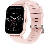 Smartwatch LogiLink Smartwatch Edge 1,83" LCD Touchscreen BT5.2 pink