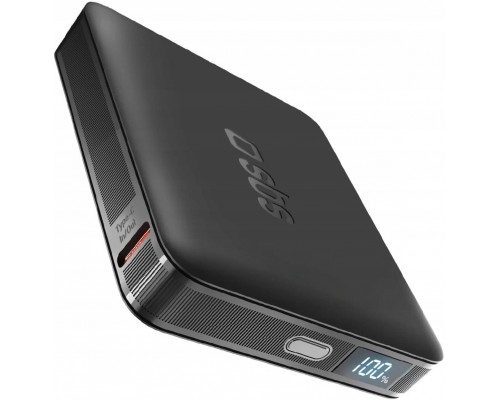 SBS HD 10W 5000mAh USB-C  wyświetlaczem LCD - black