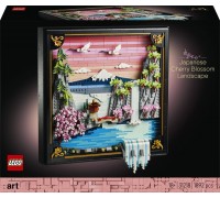 LEGO ART Japoński krajobraz z kwitnącą wiśnią (31218)