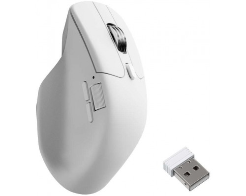 Keychron M6 dla prawej ręki RF belaidė + Bluetooth + USB Type-C 30000 DPI biały