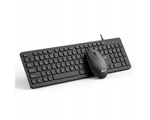 C-Tech C-TECH Klawiatura KBM-105 przewodowy zestaw combo z myszą USB CZ/SK