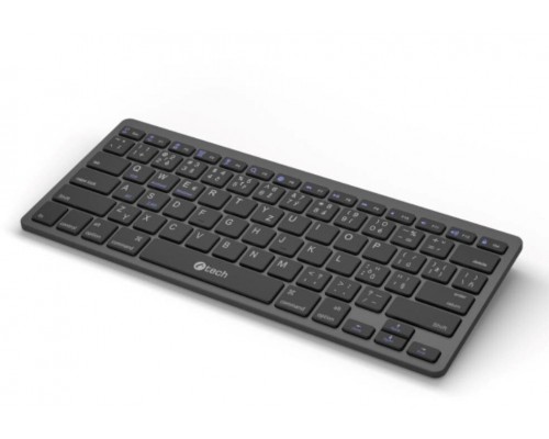 C-Tech C-TECH KB-120S Dual mode bezprzewodowa BT5.0 + 2,4GHz USB nano receiver CZ/SK