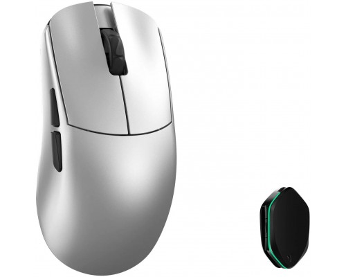 WLMouse YING Magnesium Bezprzewodowa mysz gamingowa, PAW3950HS, 8K Polling, OMRON Optical Switches - srebrny