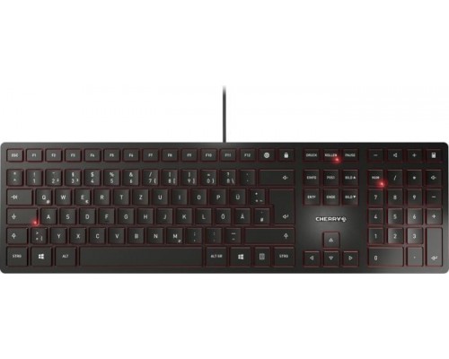 Cherry KC 6000 SLIM Wired Black DE (JK-1600DE-2)