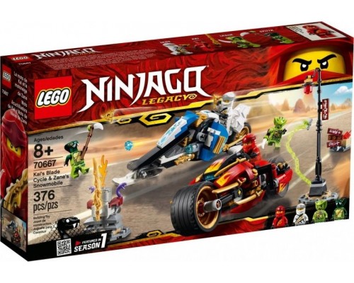 LEGO Ninjago Motocykl Kaia i skuter Zane’a (70667)
