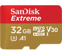 SD  SanDisk Extreme MicroSDXC 32 GB Class 10 UHS-I/U3 A2 V30 (SDSQXAF-032G-GN6GN)
