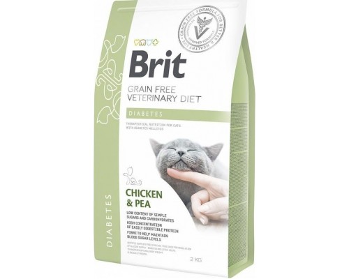 Brit Brit Grain-free Veterinary Diet Diabetes - sucha karma dla kotów leczonych na cukrzycę 5 kg