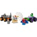LEGO Marvel™ Hulk pret LEGO Rhino kravas automašīnu demontāža (10782)