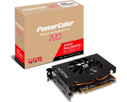 Power Color Radeon RX 6500 XT 4GB GDDR6 (AXRX 6500XT 4GBD6-DH)