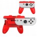 JYS handles Handgrip na Joy-Con niebiesko-cwith erwone