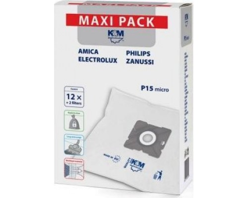 König & Meyer Bags for the vacuum cleaner P15/maxi 12 pcs.