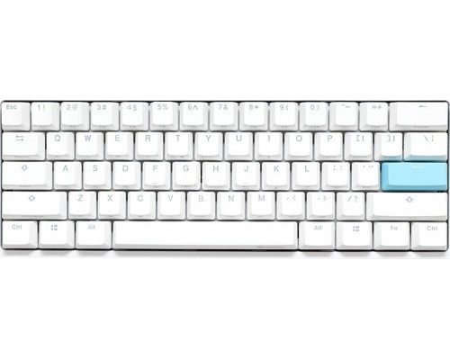 Ducky Ducky One 2 Pro Mini White Edition Gaming Keyboard, RGB LED - Gateron Yellow (US)