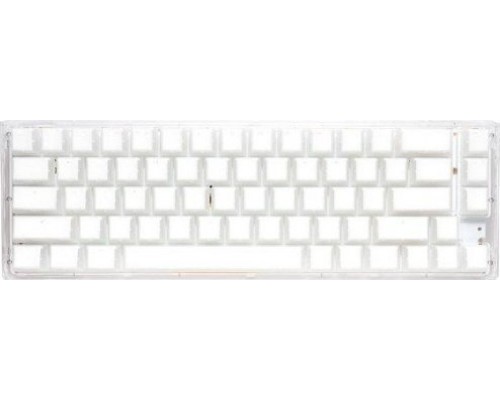 Ducky Ducky One 3 Aura White SF Gaming Keyboard, RGB LED - MX-Silent-Red