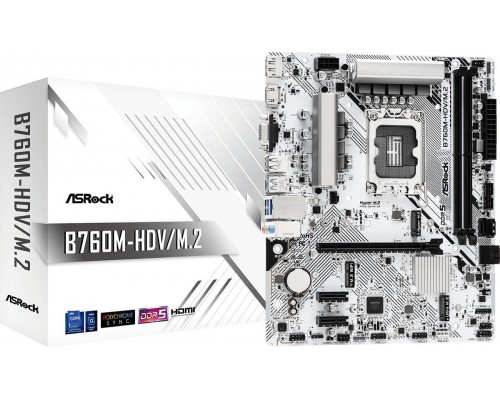 Intel B760 ASRock B760M-HDV/M.2