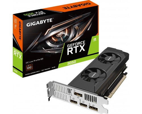 Gigabyte GeForce RTX 3050 OC Low Profile 6GB GDDR6 (GV-N3050OC-6GL)