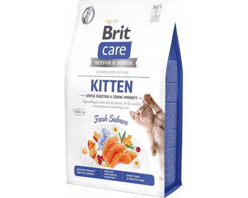Brit BRIT Care Kitten Digestion&Immunity Fresh Salmon - sucha karma dla kota - 2 kg