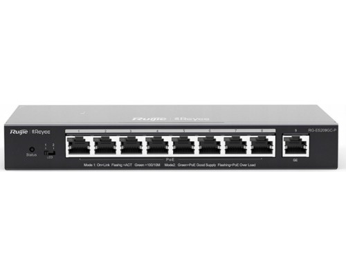 Switch Reyee Reyee RG-ES209GC-P Smart mananged PoE switch, 8x PoE