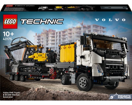 LEGO Technic Volvo FMX un EC230 elektriskā kravas automašīna (42175)