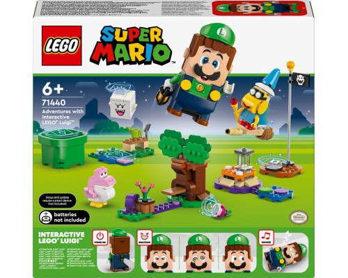 LEGO Супер Братья Марио. с интерактивной фигуркой LEGO® Luigi™ (71440)