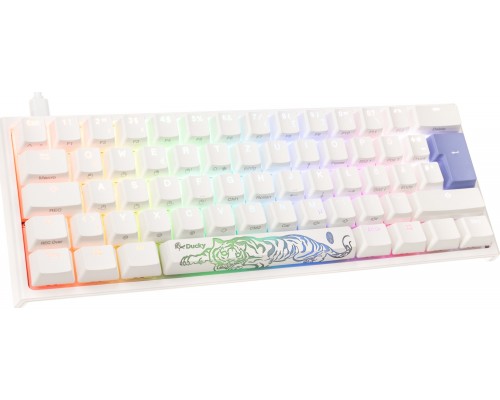 Ducky Ducky One 2 Pro Mini White Edition Gaming Keyboard, RGB LED - Cherry Blue