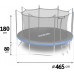 Garden Trampoline Neo-Sport NS-15W241 With inner mesh 15 FT 465 cm