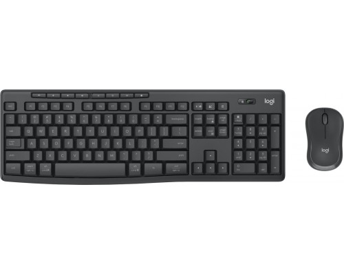 Logitech Logitech MK370 Combo for Business klawiatura Dołączona myszka RF Wireless + Bluetooth QWERTY Hiszpański Grafitowy