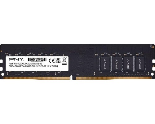 PNY Performance, DDR4, 16 GB, 3200MHz, CL22 (MD16GSD43200-TB)