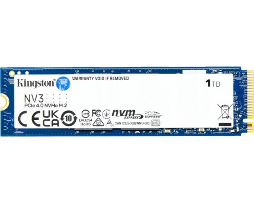 SSD Kingston SNV3S 1TB M.2 2280 PCI-E x4 Gen4 NVMe (SNV3S/1000G)