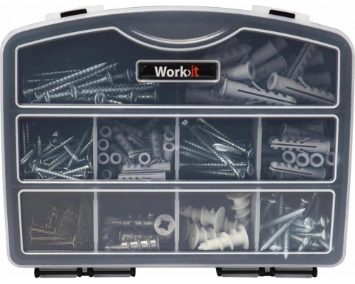 Work-it Work>it® gipsmontagesæt i sortimentskasse med 152 dele