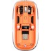 Manhattan MANHATTAN Funkmaus USB-A 4Tasten RGB LED orange transparent
