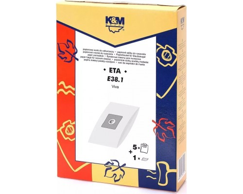 KM K_M BAGS VAC CLEANER E38 ETA 1458(5+1) 5907525809444