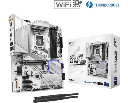 Intel Z890 ASRock Z890 PRO RS WIFI WHITE