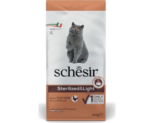 Agras Pet Foods SCHESIR Sterilized Bogata w chickena 10kg