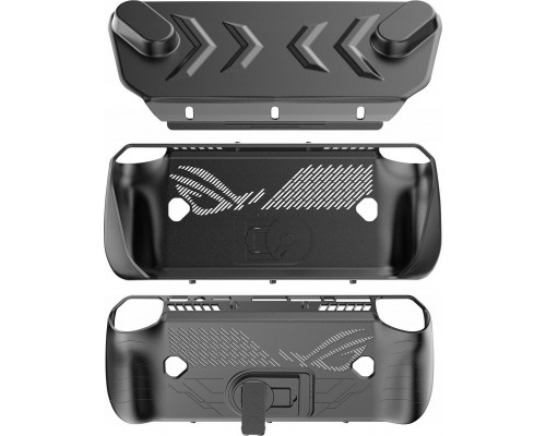 JYS 5-in-1 Set Case Front & Back Cover LCD Protector Pads for Asus ROG Ally X / JYS-RAX010
