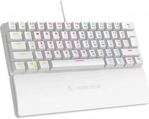 Rampage Plower K60 RMP Blue Switch (PLOWERK60-WHITE)