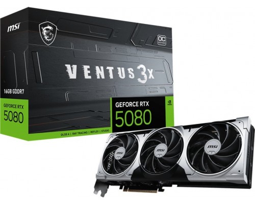 MSI GeForce RTX 5080 Ventus 3X OC Plus 16GB GDDR7 DLSS4