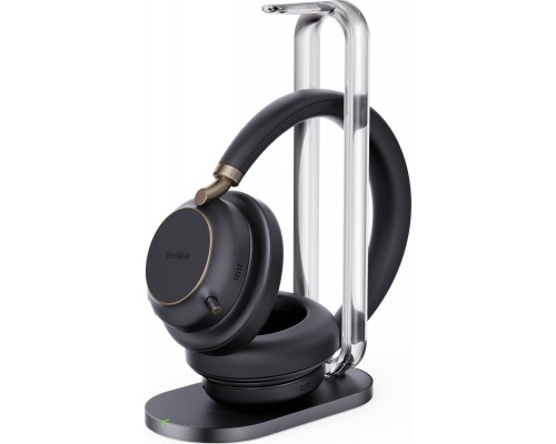 Yealink BH76 Plus + Charging Stand Teams USB-C/A Opaska na głowę Połączenia/USB Type-C / USB Type-A Podstawka do ładowania Black